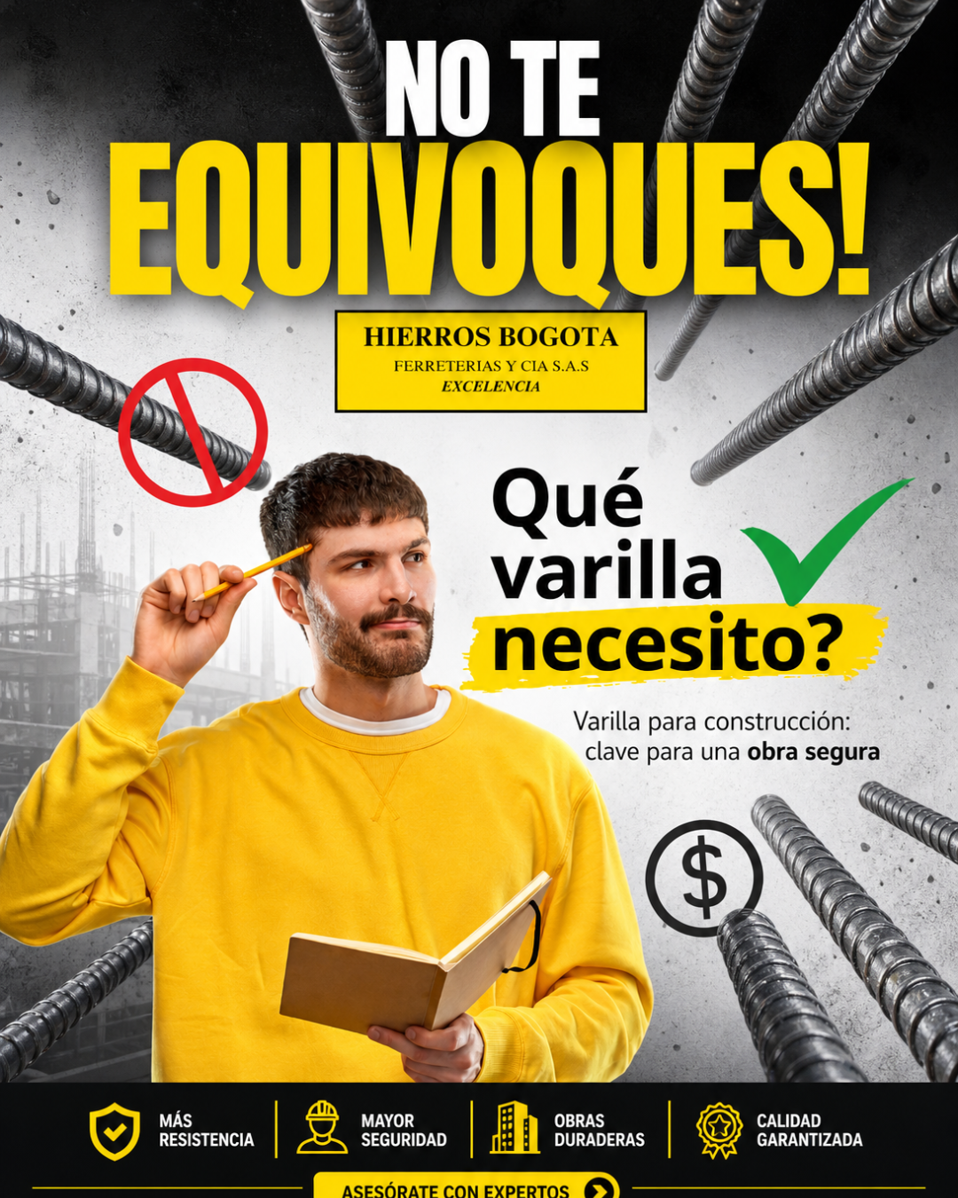 En este momento estás viendo Varilla para construcción: clave para una obra segura