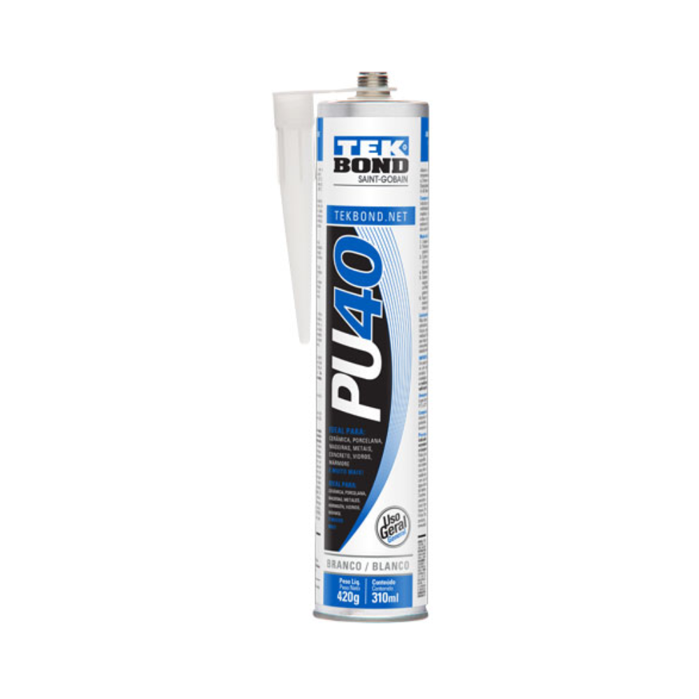 Sellador Poliuretano PU40 Tekbond Blanco
