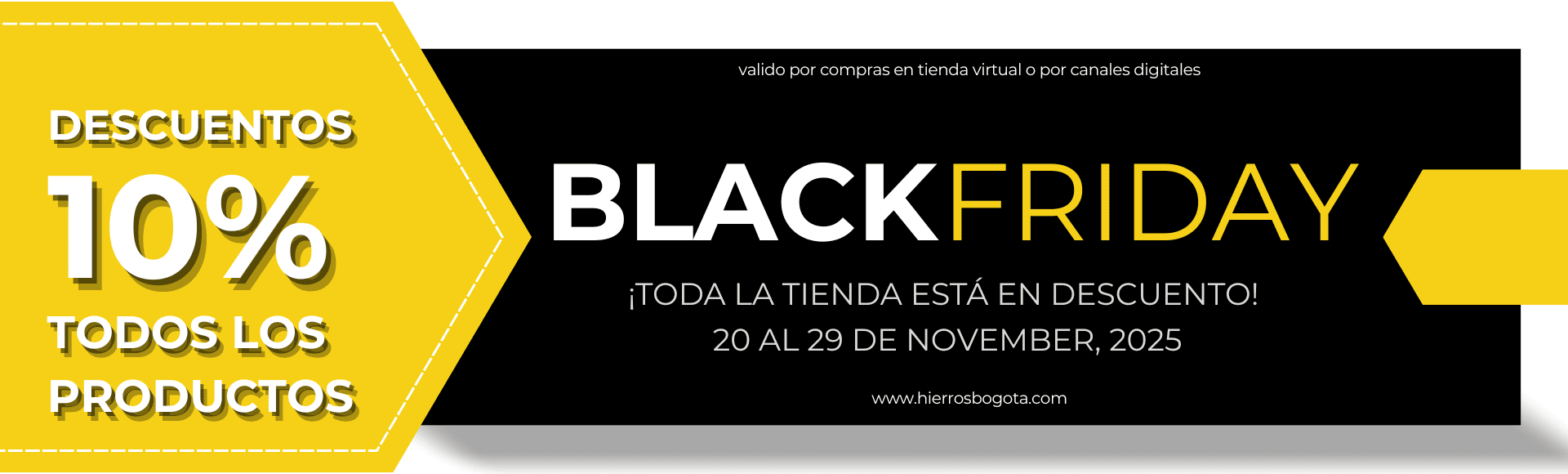 BLACK DAYS HIERROS BOGOTA