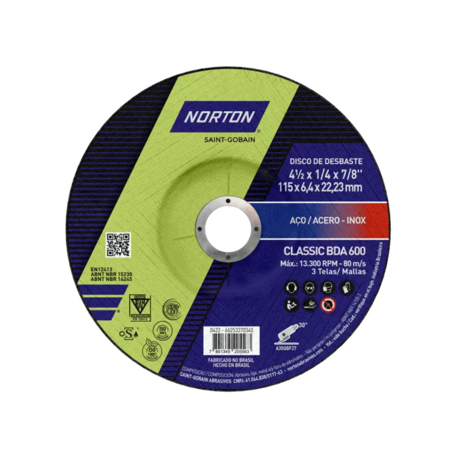 Disco de Pulir 4 1/2″ X 1/4″ Norton